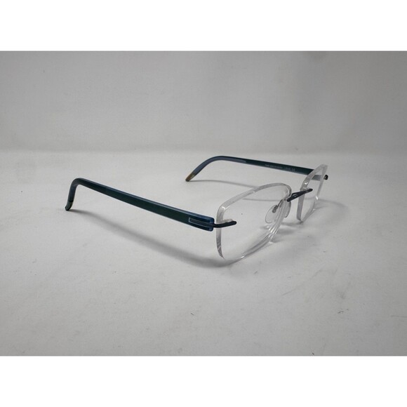 Silhouette 5379 6056 Blue Rimless Eyeglass Frames 40-17-130 Austria Authentic main image 9